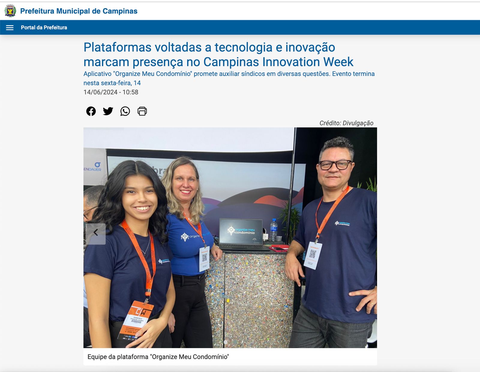 Organize Meu Condomínio no Maior Evento de Inovação de Campinas