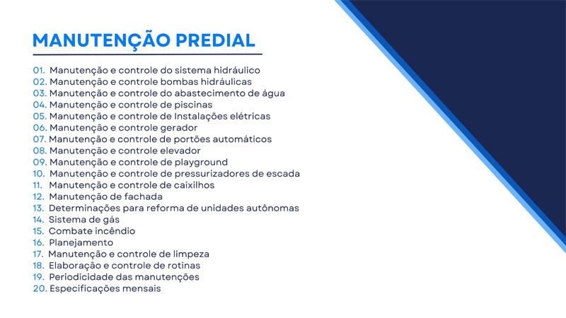 Curso de Manutenção Predial: Primeira edição